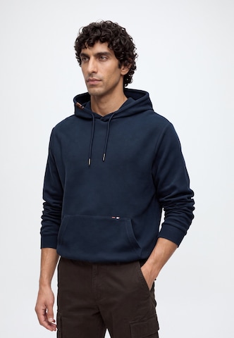INDICODE JEANS Majica 'Zarside' | modra barva: sprednja stran