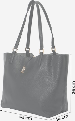 U.S. POLO ASSN. Shopper 'MALIBU' in Schwarz