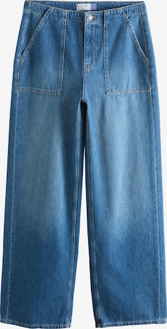 mėlyna Next Plačios klešnės Džinsai: priekis