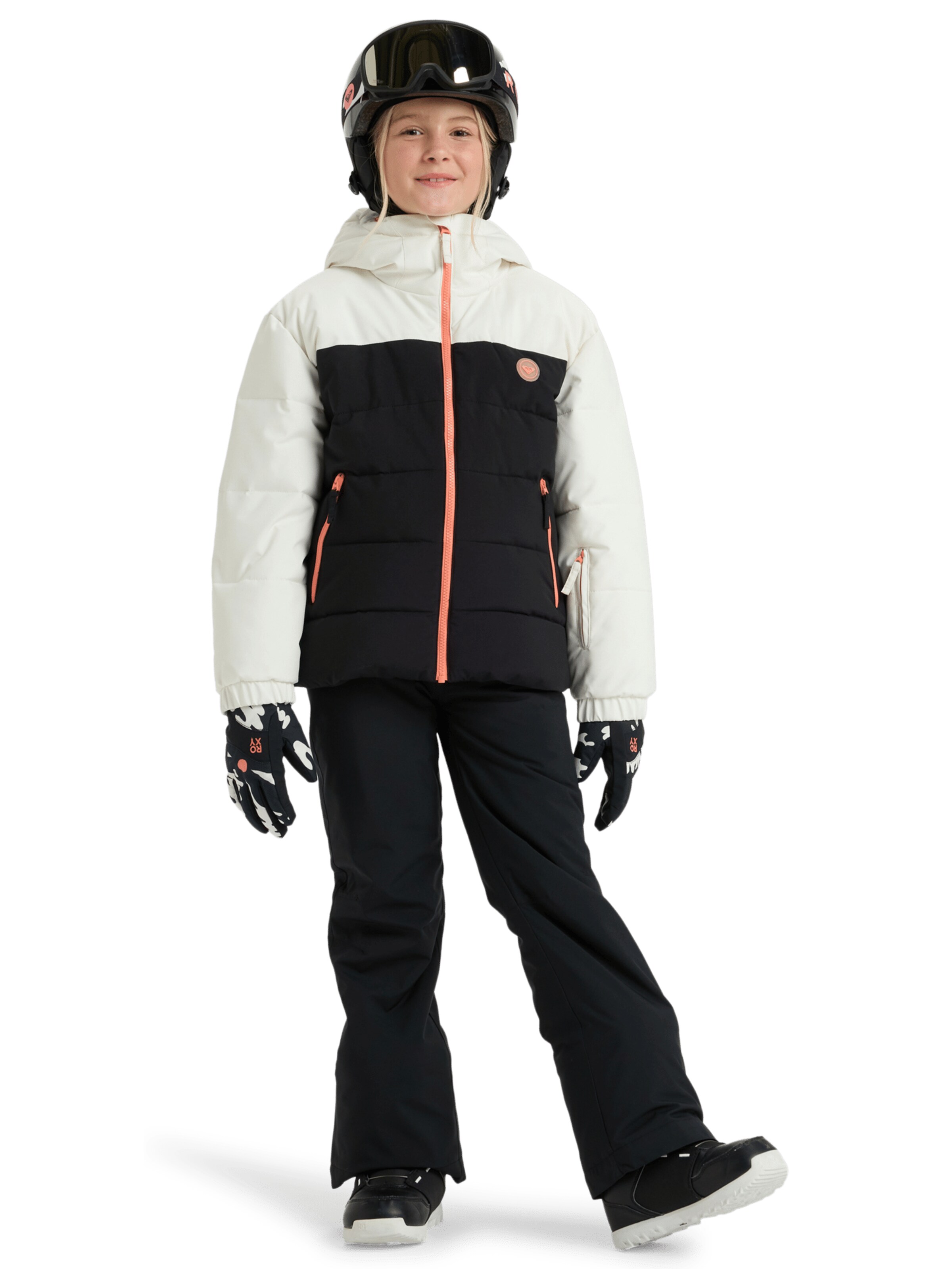 ROXY Athletic Jacket 'Snowyhill Puffy' in Black