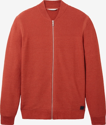 TOM TAILOR Knit Cardigan in Red: front