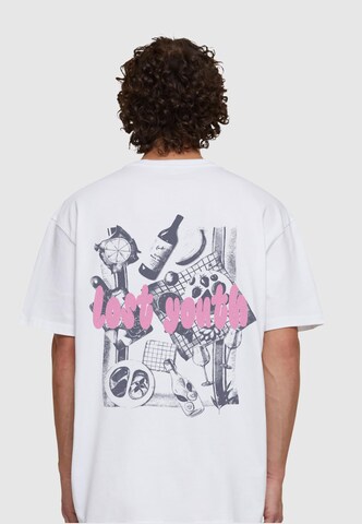 Lost Youth Shirt 'Foods&Friends' in Wit