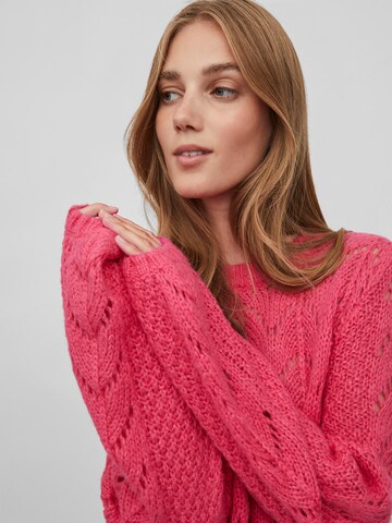 VILA Sweater 'SULTAN' in Pink