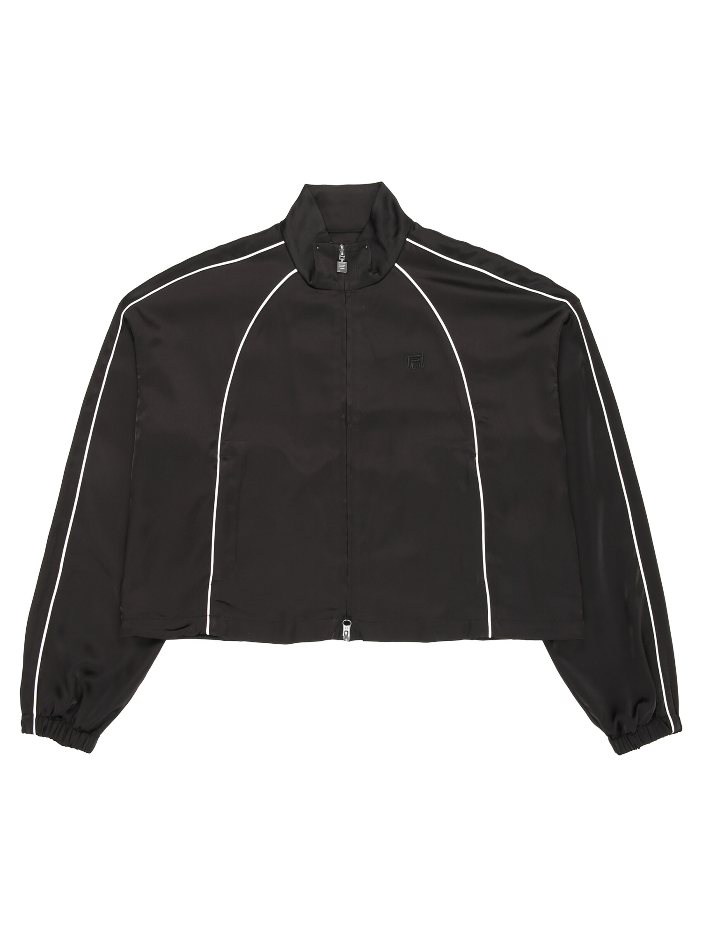 FILA - Sudadera con cremallera en negro: frente
