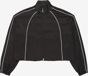 FILA - Sudadera con cremallera en negro: frente