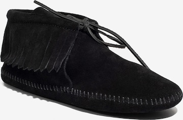 Minnetonka - Mocassins em preto