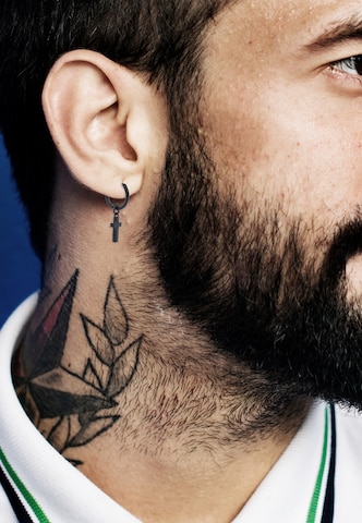 AllSaints Kolczyki w kolorze czarny