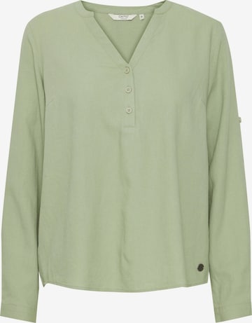 Camicia da donna di Oxmo in verde: frontale
