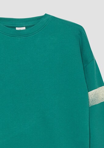 Sweat-shirt s.Oliver en vert