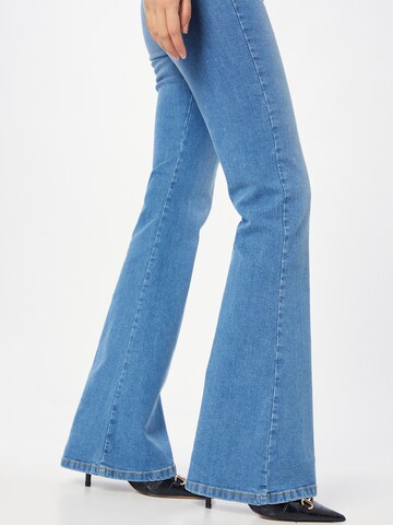 Nasty Gal Flared Jeans in Blue