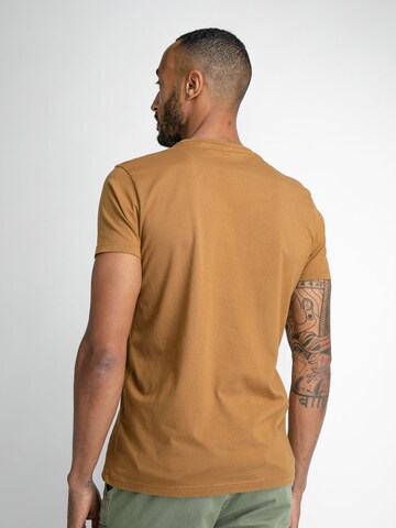 T-Shirt 'Classic' Petrol Industries en marron