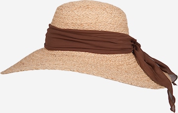 Hatland Hut 'Ocillia Raffia' in Braun: Vorderseite