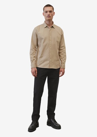 Marc O'Polo Regular Fit Hemd in Beige