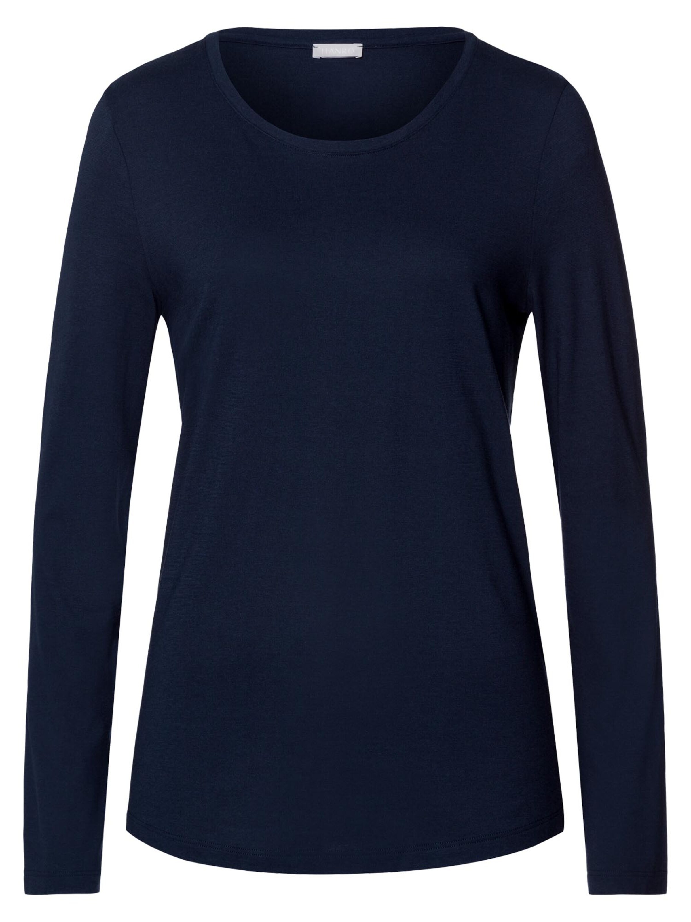 Hanro Schlafshirt 'Sleep & Lounge'‌‌ in Blau: Vorderseite