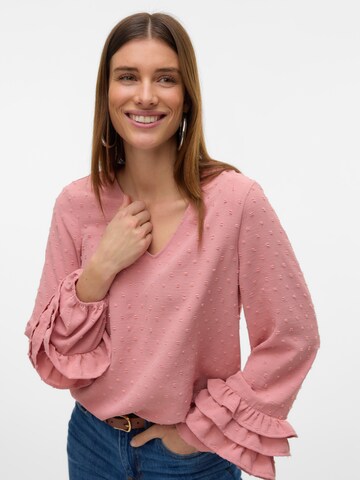 Camicia da donna 'VMStinna' di VERO MODA in rosa