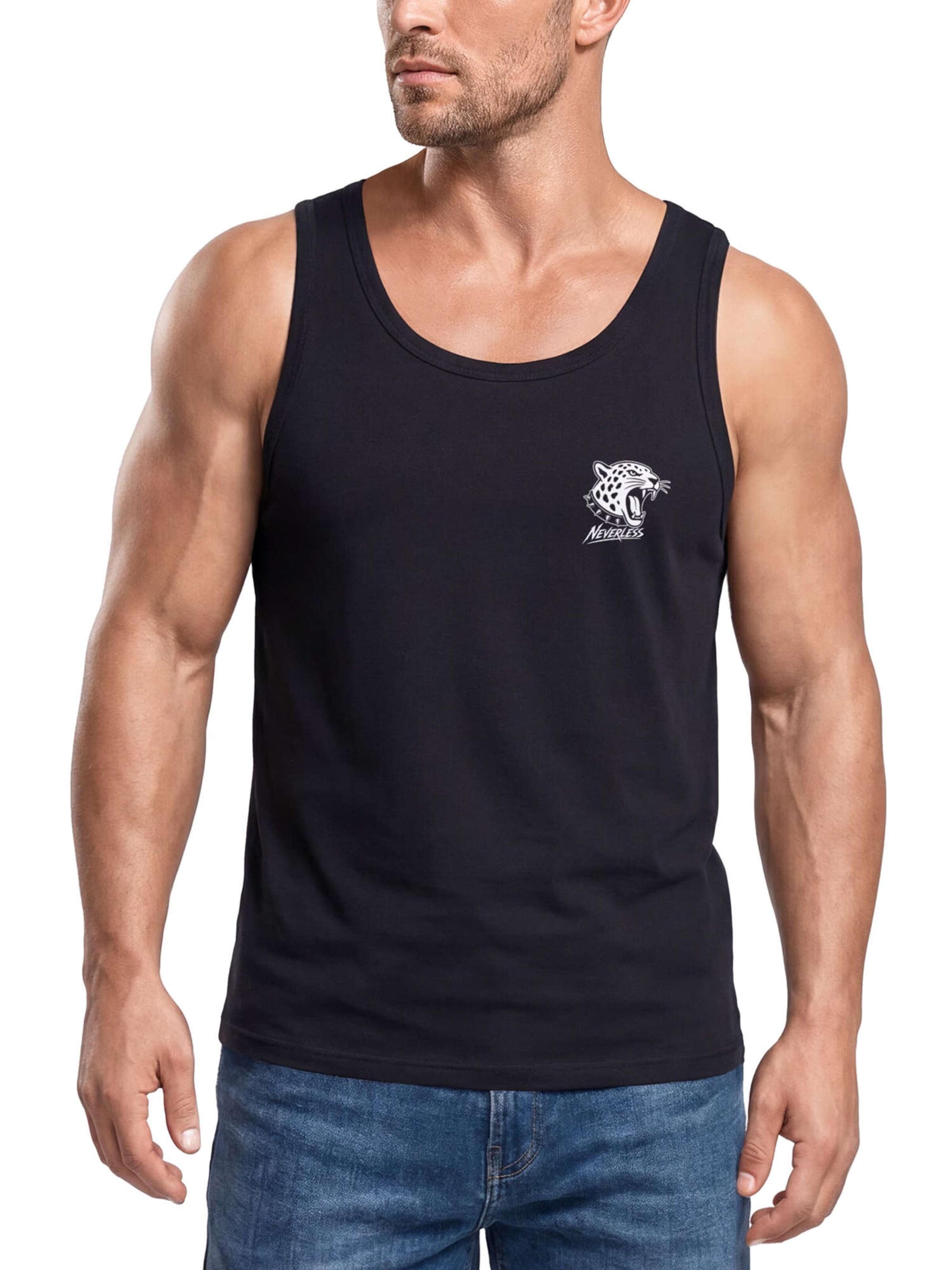 Neverless Shirt 'Jaguar' in Black