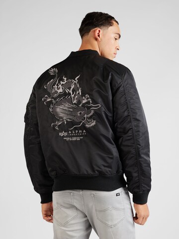 Giacca di mezza stagione 'Dragon' di ALPHA INDUSTRIES in nero