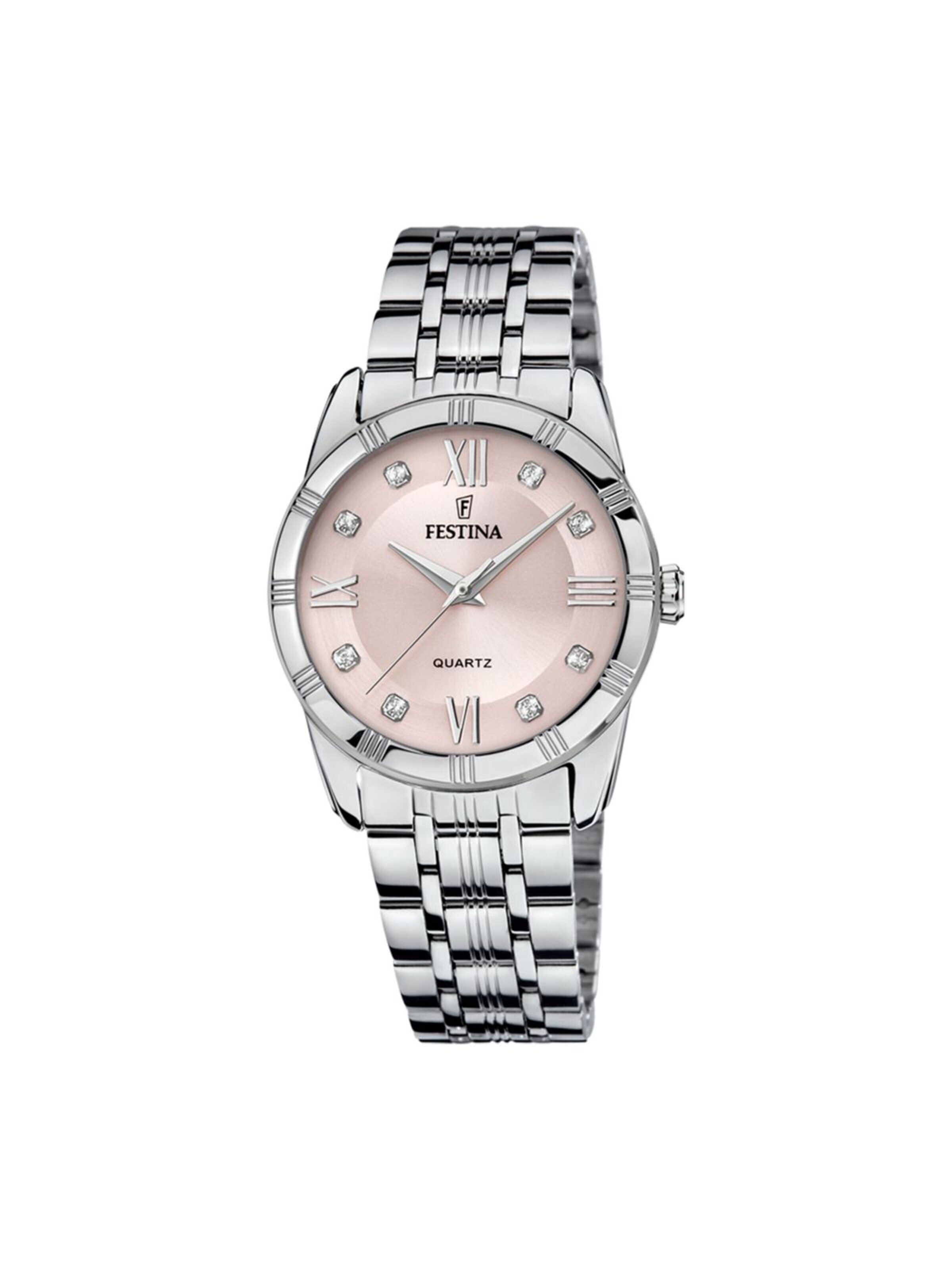 FESTINA Analoog horloge 'Mademoiselle' in Roze: voorkant