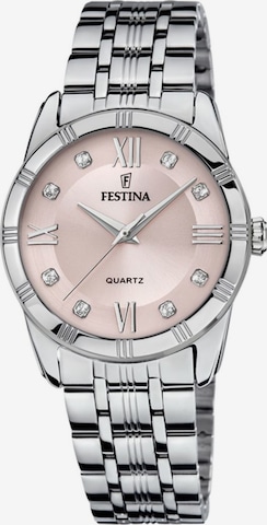 FESTINA Analoog horloge 'Mademoiselle' in Roze: voorkant