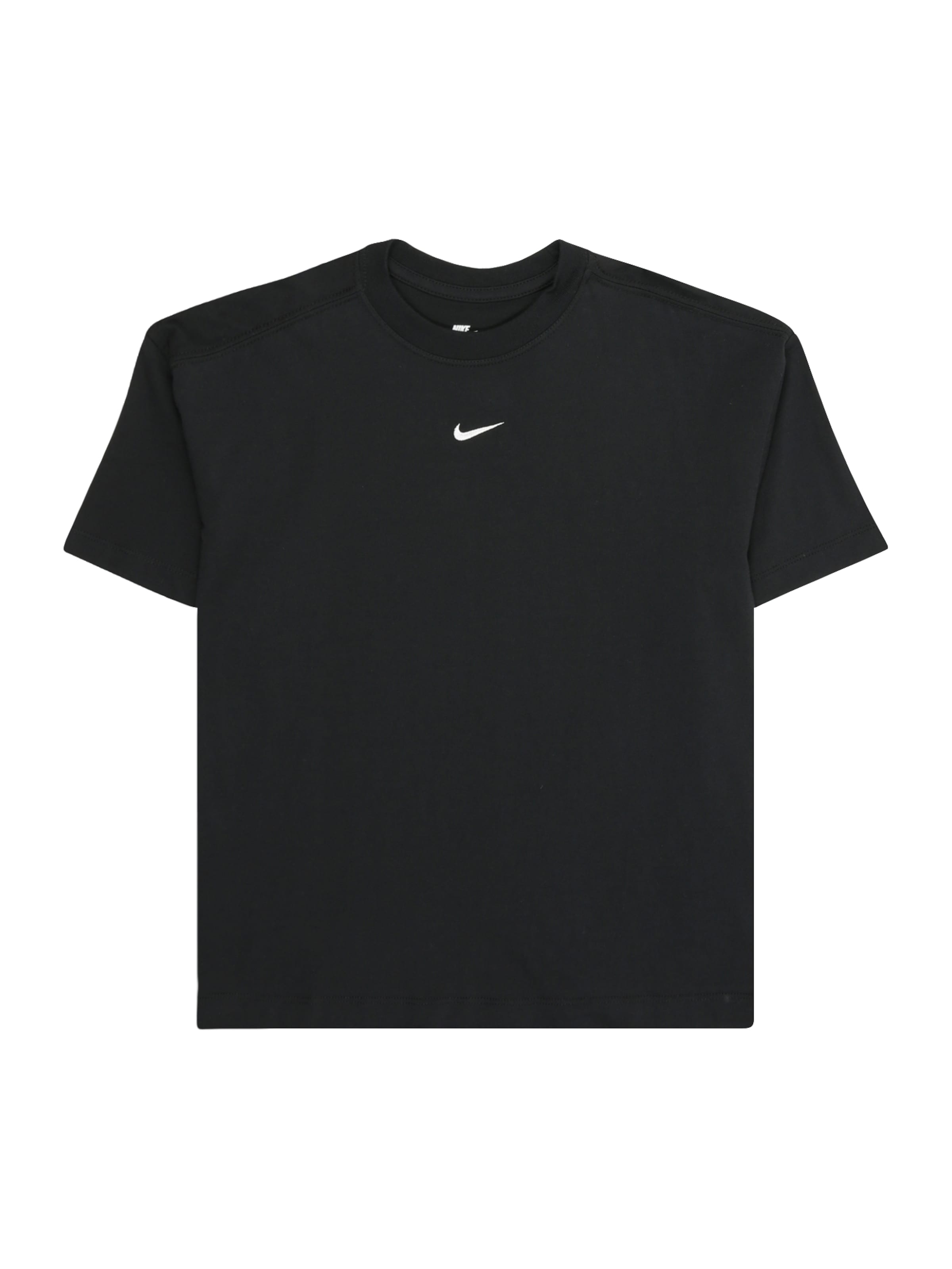 Nike Sportswear Тениска в черно: отпред