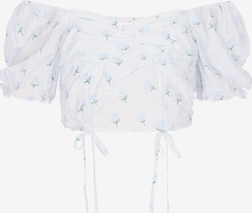 MYMO Blouse 'Young Fashion' in Wit: voorkant