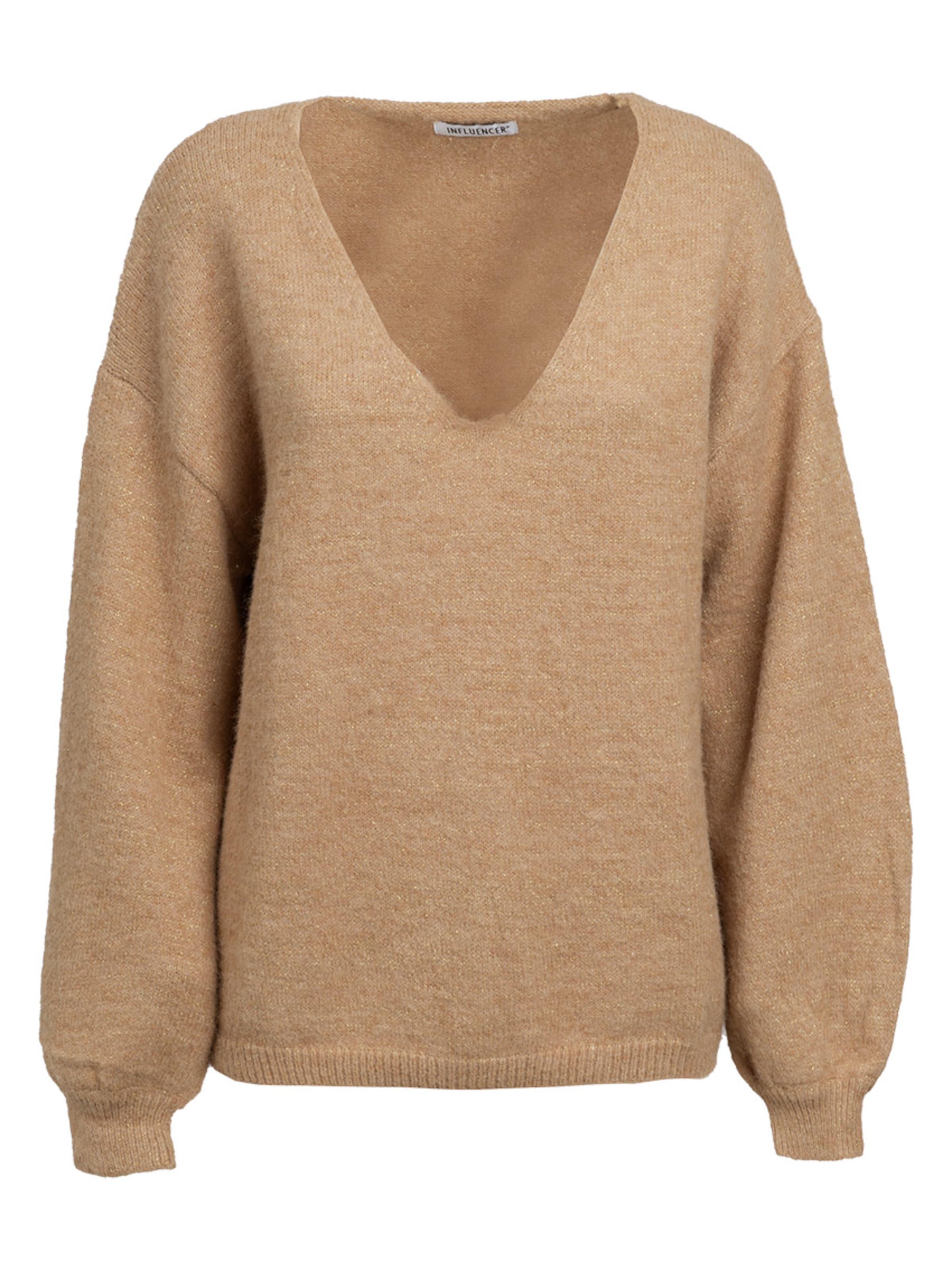 Influencer Sweater in Beige: front