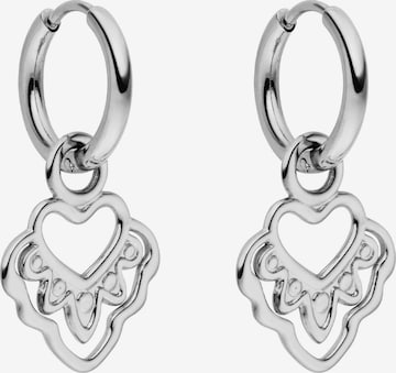 Boucles d'oreilles 'Heart' PURELEI en argent : devant