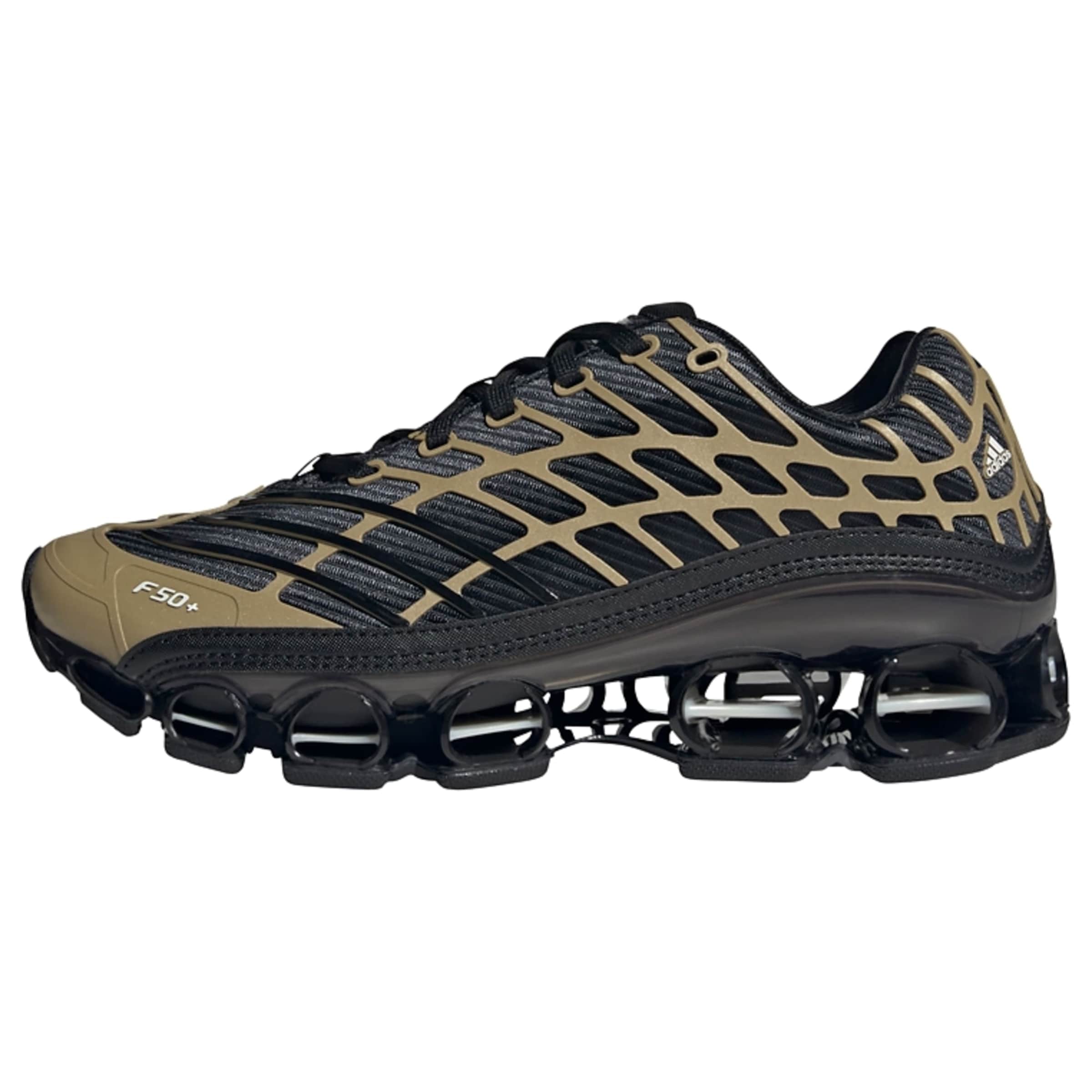 ADIDAS ORIGINALS Platform trainers 'Megaride F50' in Gold / Black, Item view