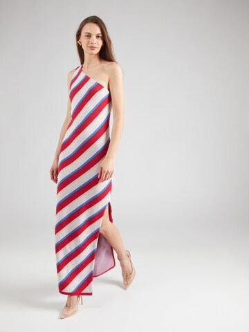 Robes en maille TOPSHOP en rouge