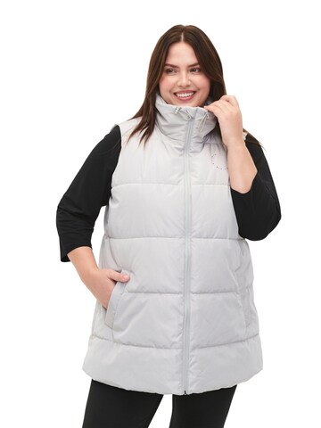 Active by Zizzi Bodywarmer in Grijs: voorkant