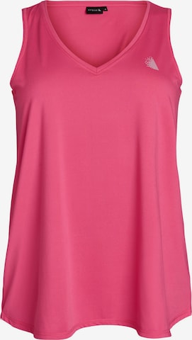 rožinė Active by Zizzi Sportiniai marškinėliai be rankovių 'ABASIC': priekis