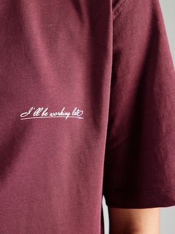 T-shirt 'SLFVILJA' SELECTED en violet