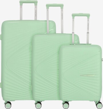 Set di valigie 'Vegas' di Worldpack in verde: frontale