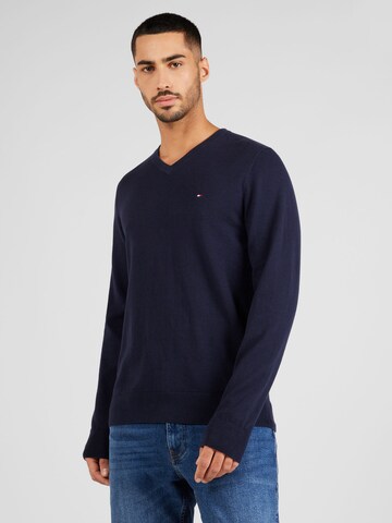 Pull-over TOMMY HILFIGER en bleu : devant