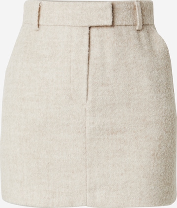 TOPSHOP Nederdel i beige: forside