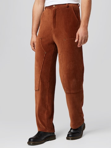 ABOUT YOU x Rewinside Trousers 'Felix' in Brown: front
