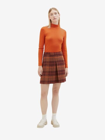 TOM TAILOR Skirt in Brown