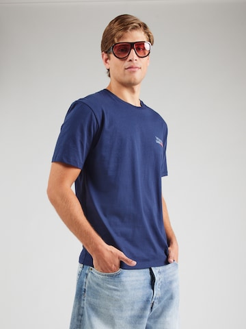 WRANGLER T-shirt i blå: framsida