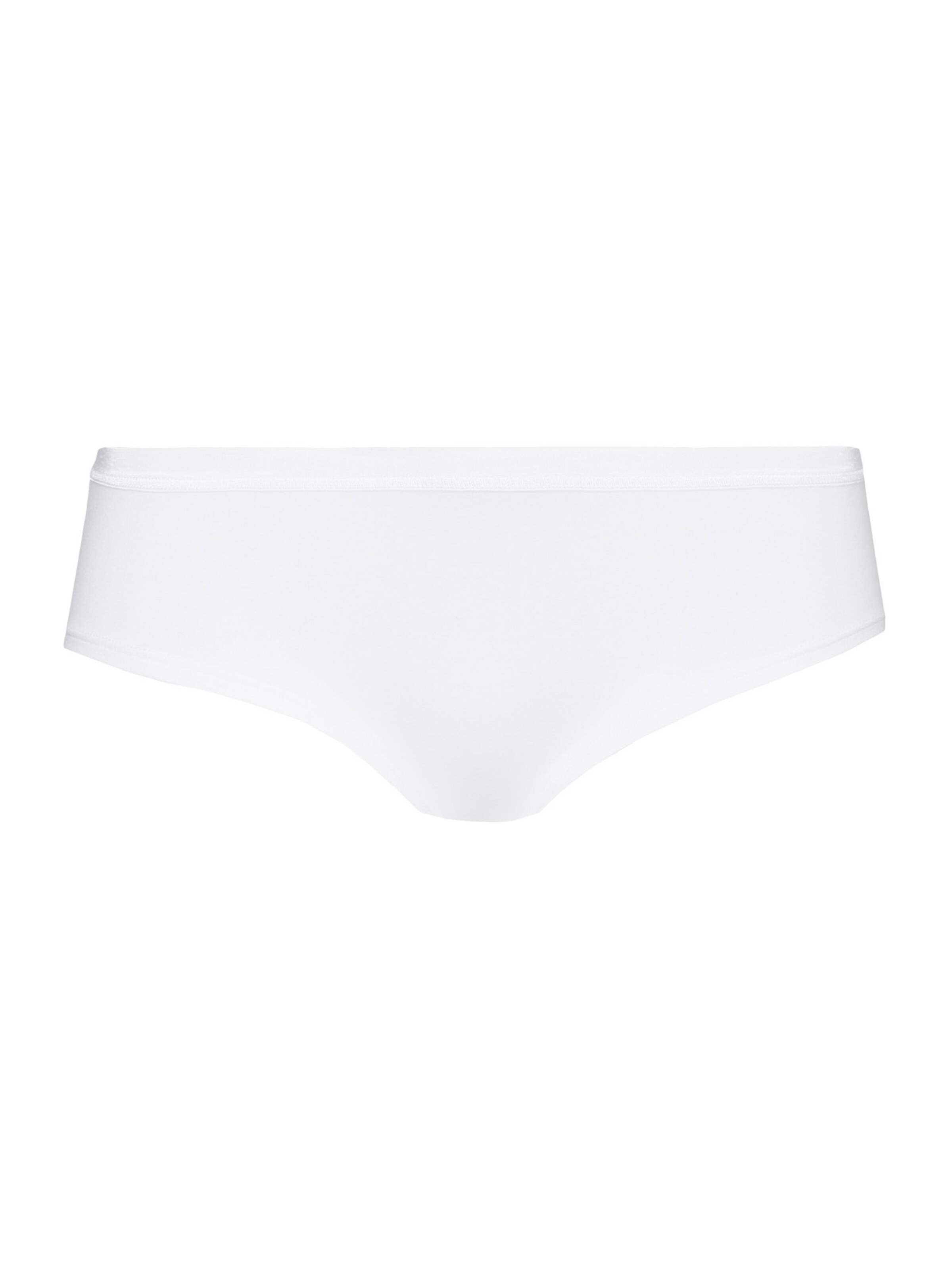 Hanro - Cueca ' Cotton Sensation ' em branco: frente