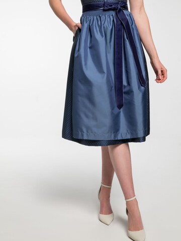 SPIETH & WENSKY Dirndl 'Emmi' in Blauw