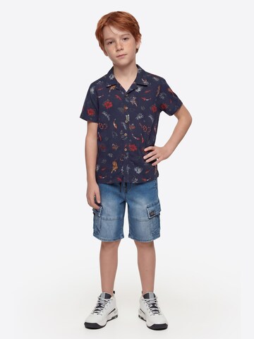 KOROSHI Comfort Fit Košeľa - Modrá