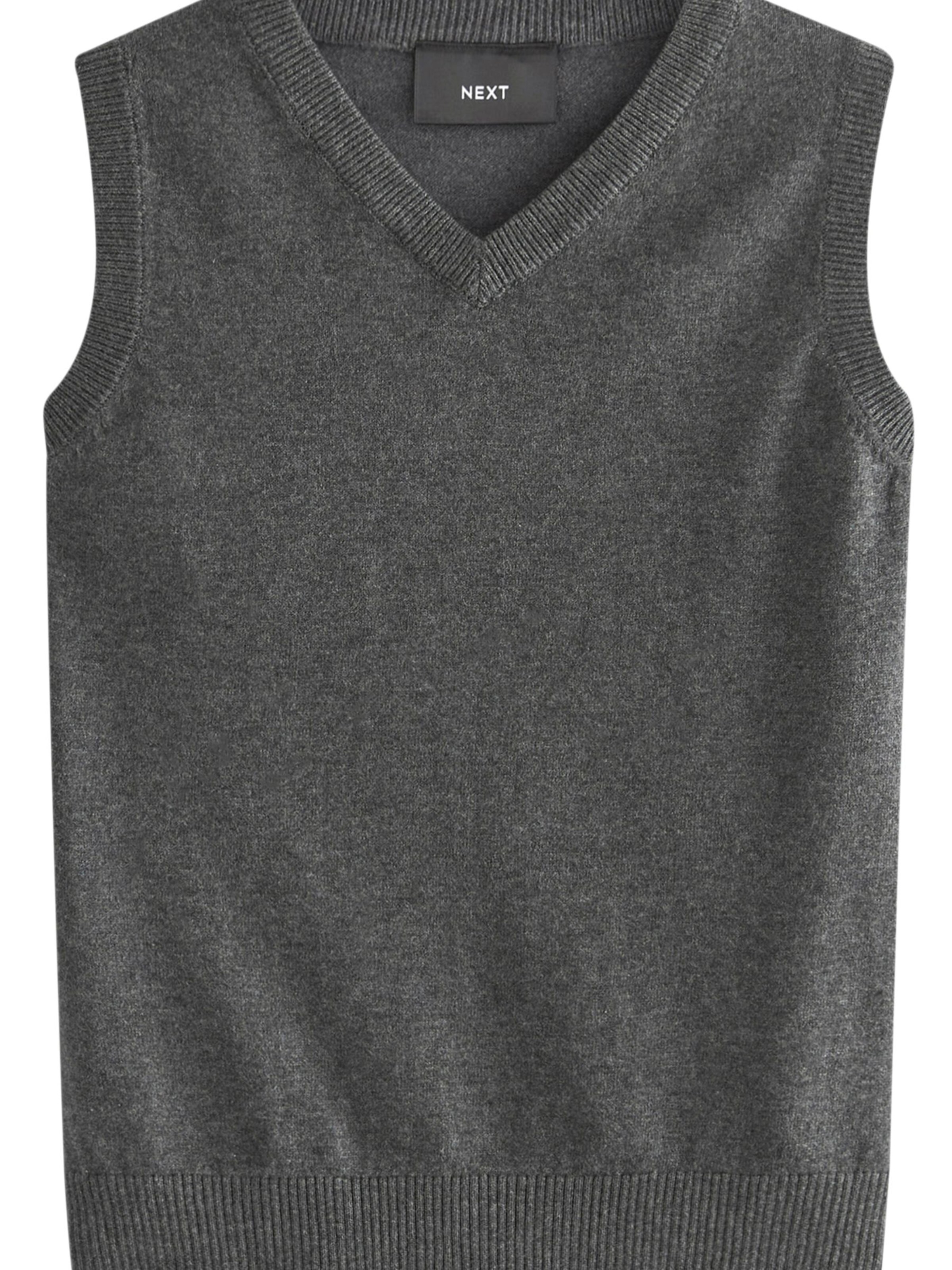 Pulover de la Next pe gri: față