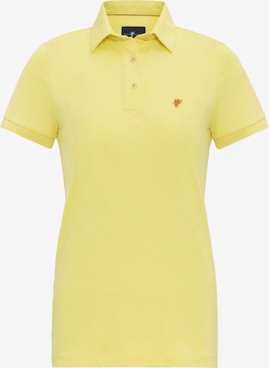 DENIM CULTURE Poloshirt 'Dido' in gelb, Produktansicht