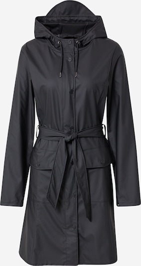 Palton de primăvară-toamnă RAINS pe negru, Vizualizare produs