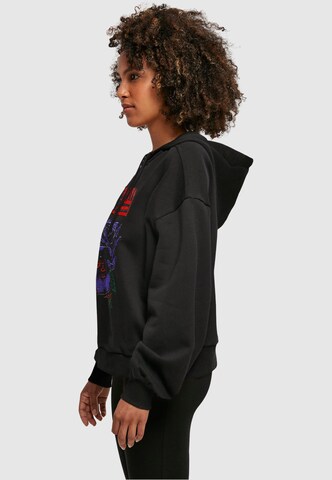 Merchcode Sweatshirt 'Thin Lizzy - Rose' in Zwart