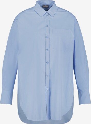 SAMOON Blouse in Blue: front