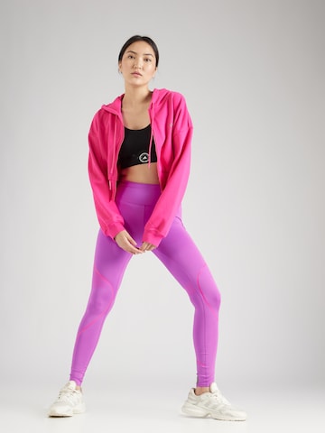 ADIDAS BY STELLA MCCARTNEY Skinny Spodnie sportowe 'Truepace' w kolorze fioletowy