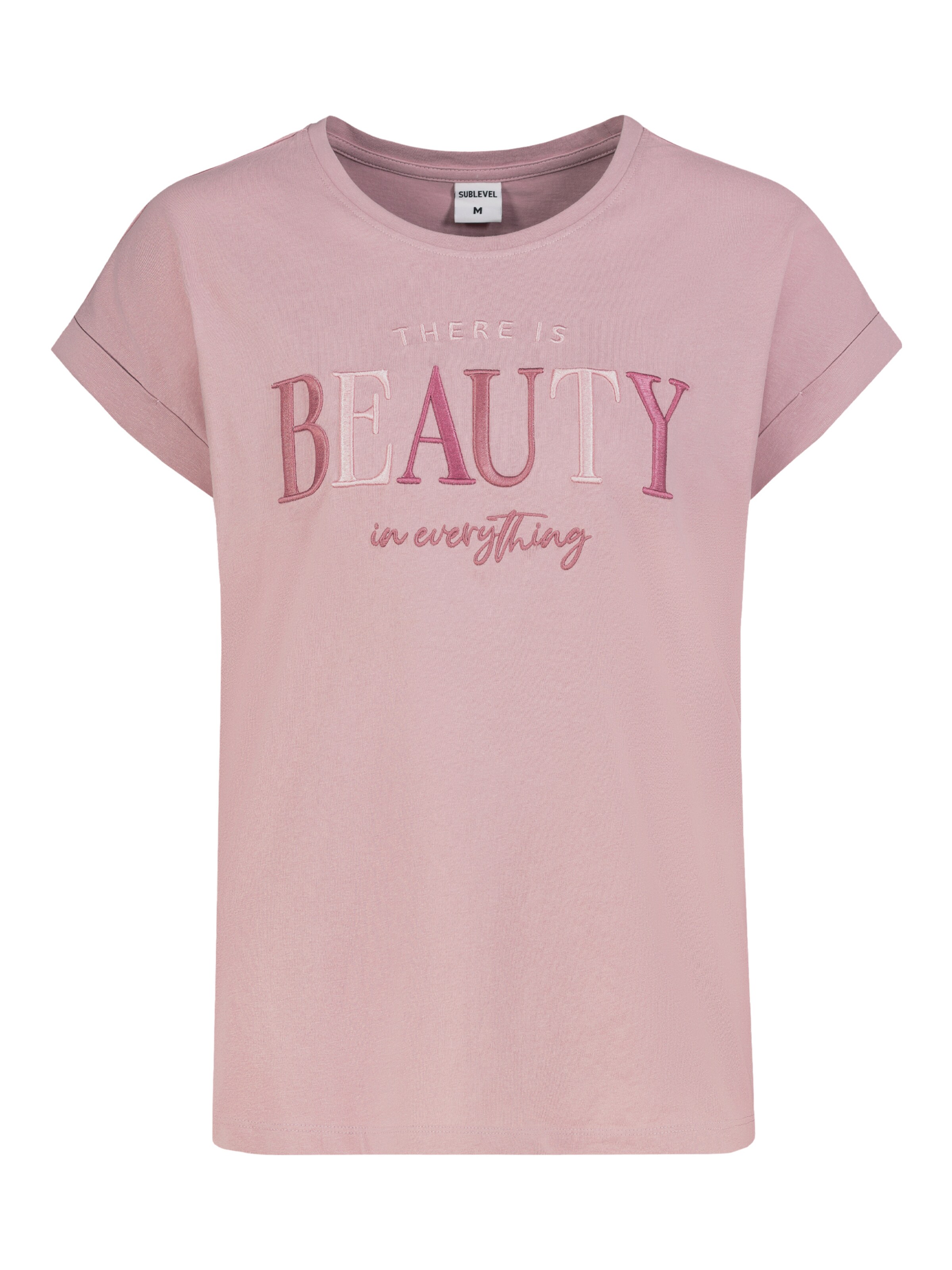 Sublevel T-Shirt in Pink: Vorderseite