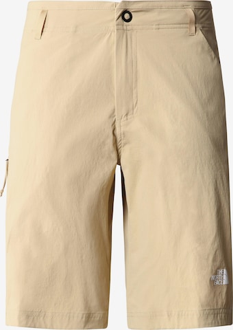 THE NORTH FACE Regular Athletic Pants 'EXPLORATION' in Beige: front