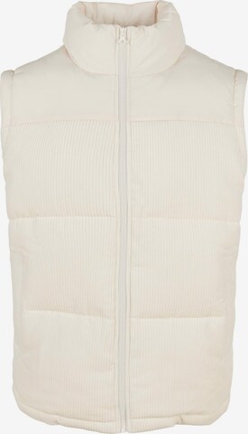 Gilet di Urban Classics in beige: frontale